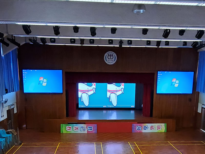 香港浸信會永隆中學(xué)室內(nèi)ph3全彩色屏45㎡